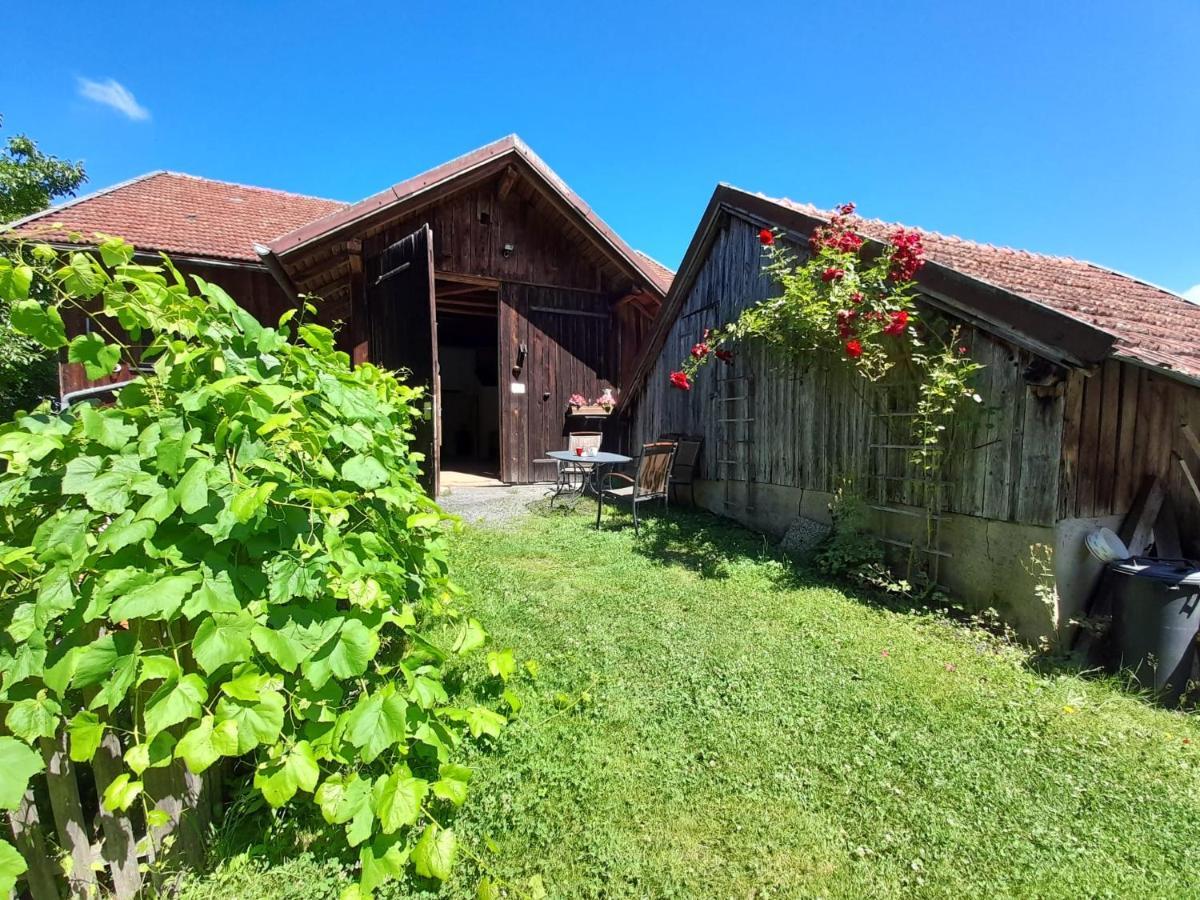 Ferienwohnung im Seidlerhof mit Balkon und Garten Röhrnbach Exterior foto